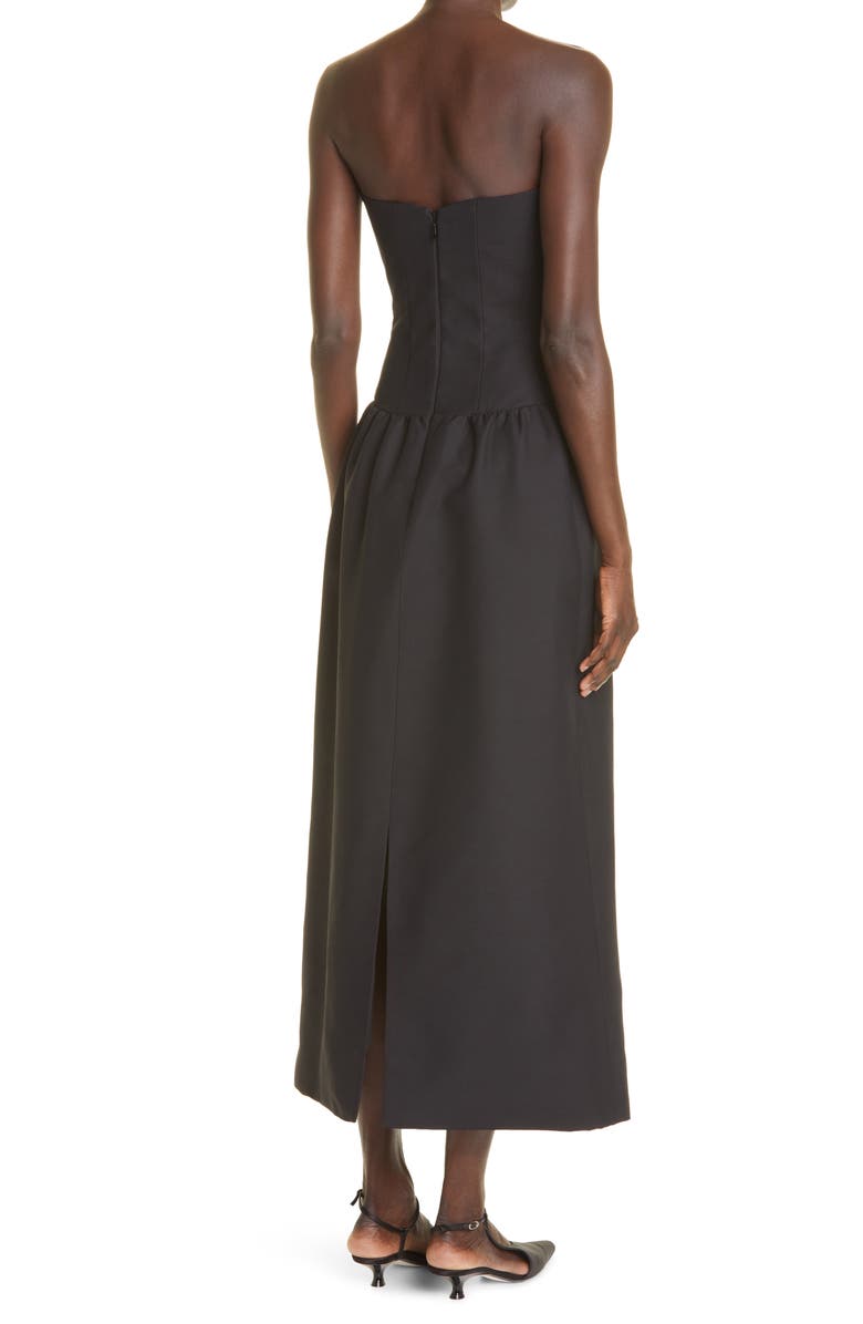 Khaite Prim Bustier Dress, Alternate, color, 
