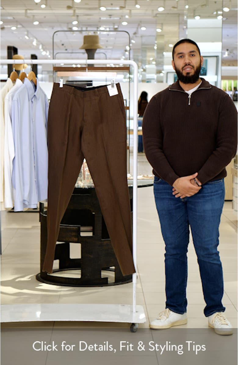 Henrik Trim Fit Italian Linen Suit Separate Pants