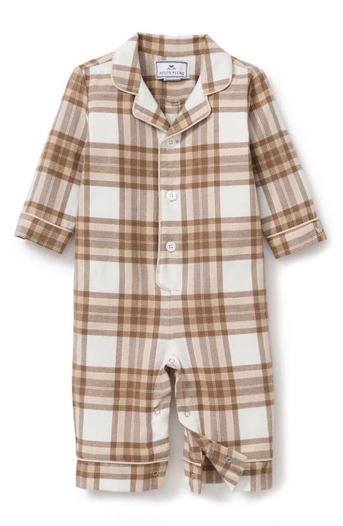 Cotton Blend Twill Romper