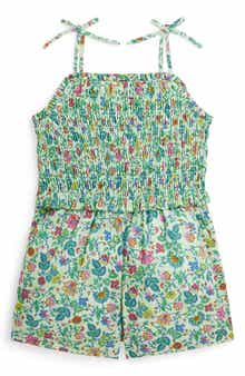 Ralph Lauren Kids' Floral Smocked Romper