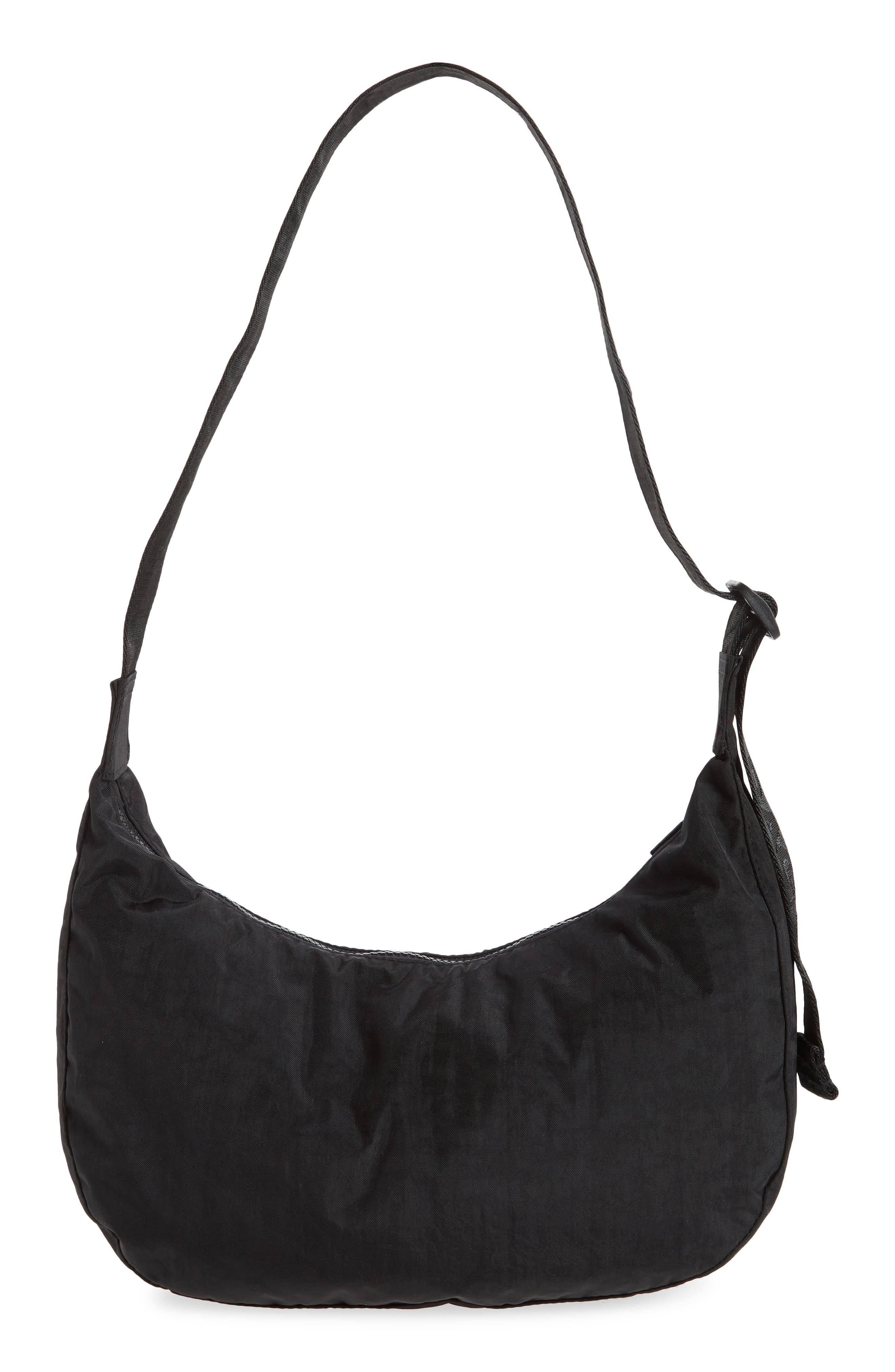 Baggu Medium Crescent Nylon Canvas Shoulder Bag, Alternate, color, 