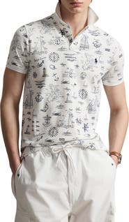 Polo Ralph Lauren Classic Fit Nautical Cotton Mesh Polo