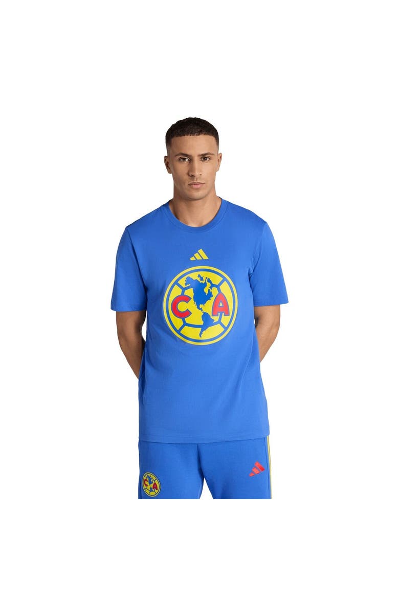 Men's adidas Blue Club America DNA Alphaskin T-Shirt, Main, color, Blue
