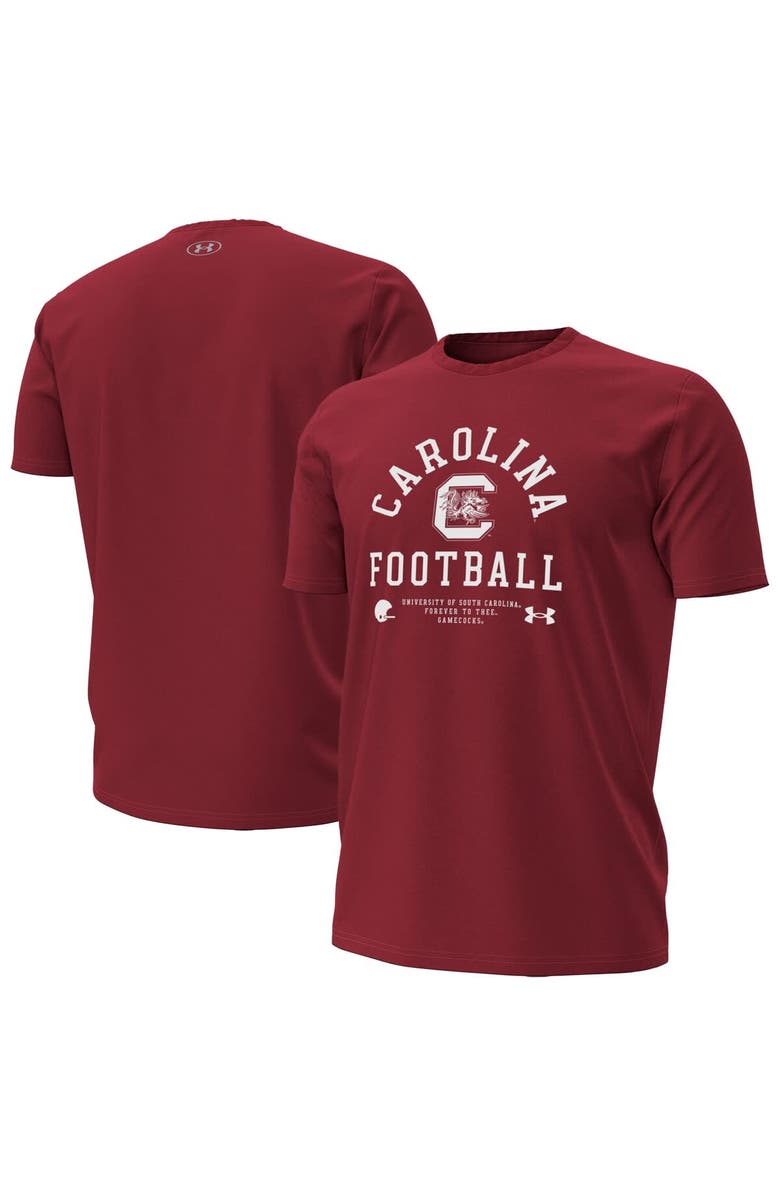 Under Armour Men's Under Armour Garnet South Carolina Gamecocks 2025 Sideline Football Performance T-Shirt, Alternate, color, Garnet