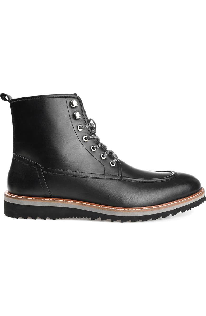 Thomas & Vine THOMAS AND VINE Mitchell Leather Moc Toe Ankle Boot, Alternate, color,