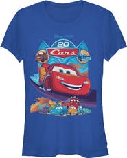 Cars Junior's Anniversary Poster Short Sleeve T-Shirt