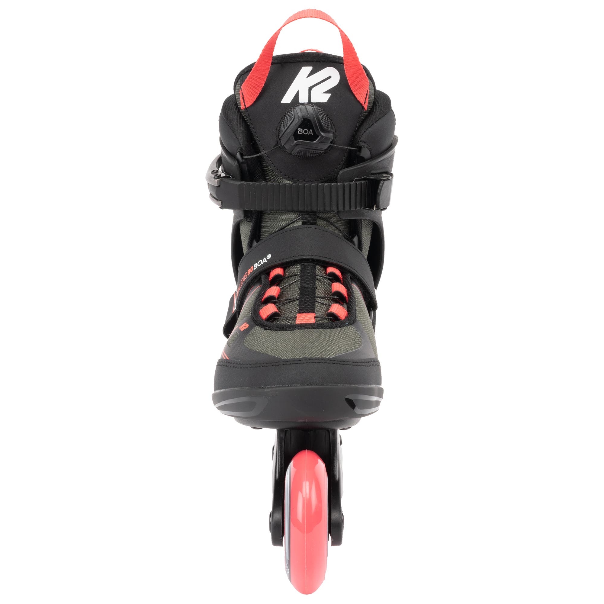 K2 Alexis 80 Boa Gray-Coral Womens Inline Skates, Alternate, color, Gray/Coral