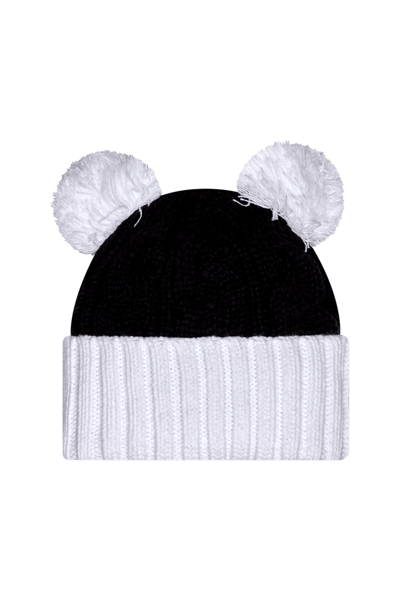 Women's New Era  Navy Michigan Wolverines Tonal Cuffed Knit Hat with Double Poms, Alternate, color, Navy