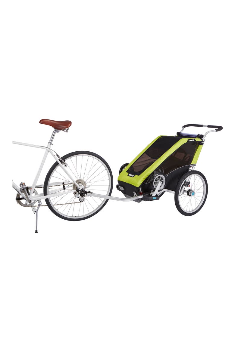 Chariot Cheetah XT 2 Multisport Cycle Trailer/Stroller, Alternate, color, CHARTREUSE