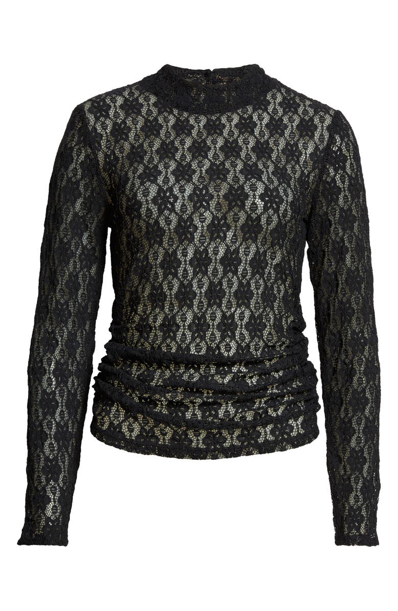 FARM Rio Lace Sheer Long Sleeve Top, Alternate, color,