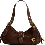 COACH Drifter 31 Suede Shoulder Bag