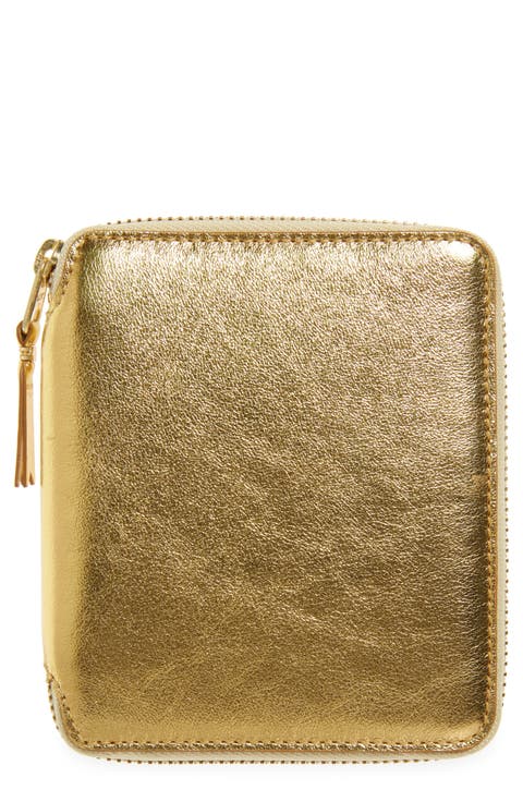 Metallic Leather Wallet