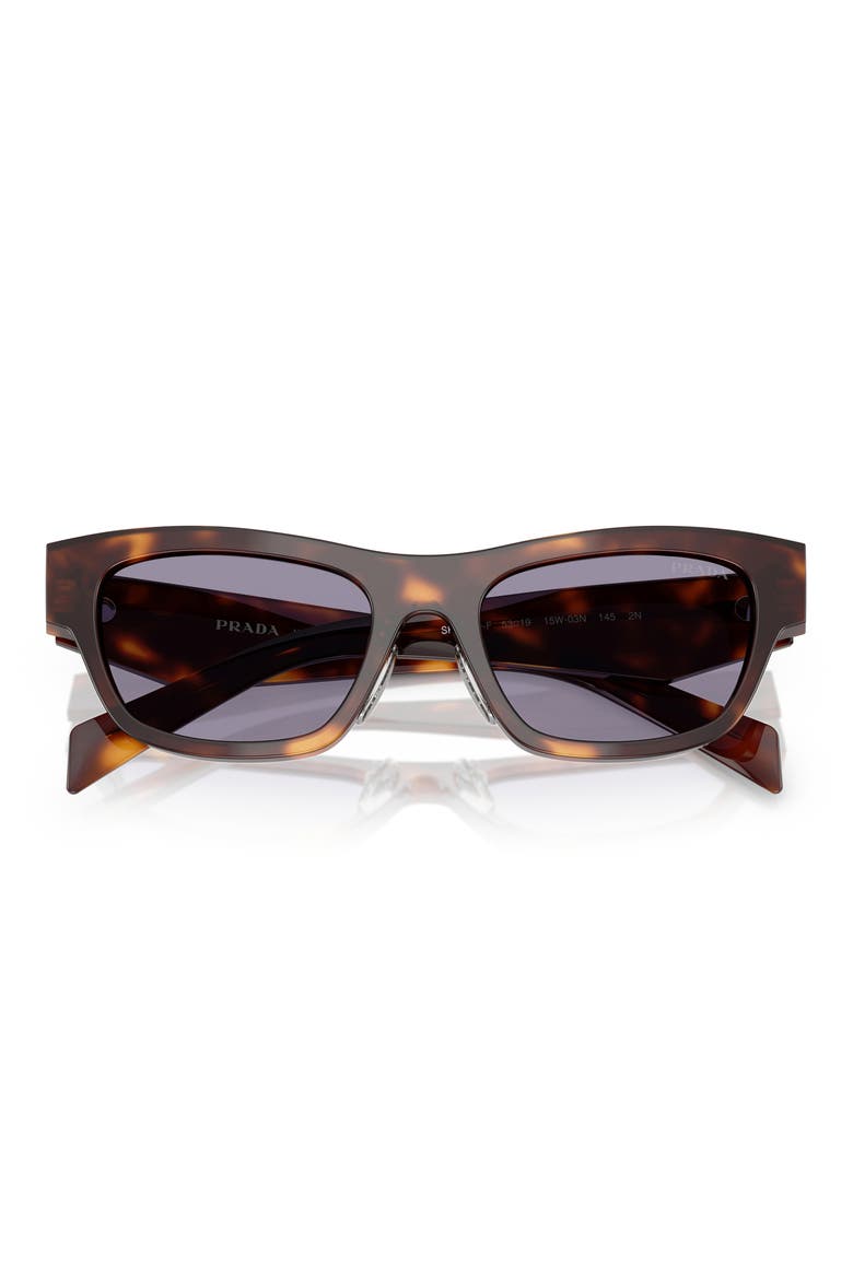 53mm Butterfly Sunglasses, Alternate, color, BROWN