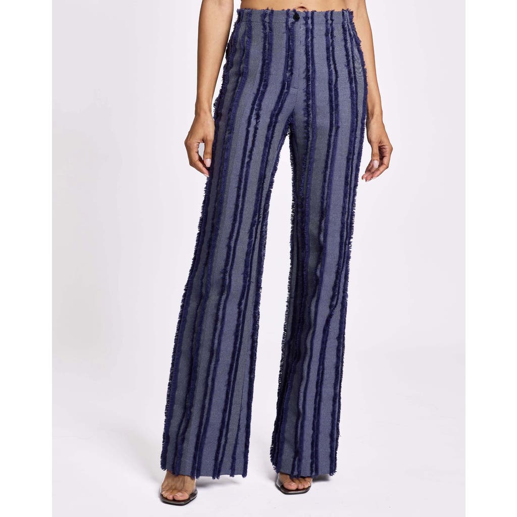 Santorelli Beth Flared Pant In Marine Blue