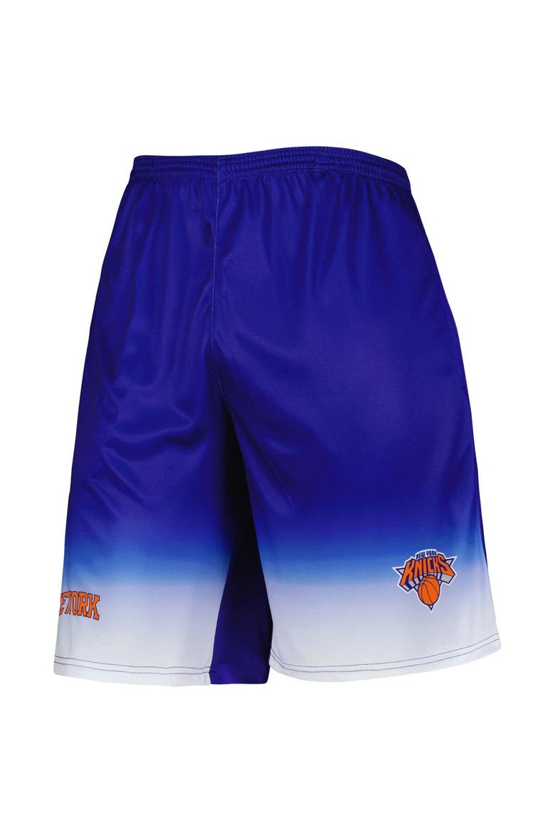 Men's Fanatics Branded Royal New York Knicks Fadeaway Shorts, Alternate, color, Blue