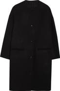 LOULOU DE SAISON Kerry Oval Shaped Wool & Cashmere Coat