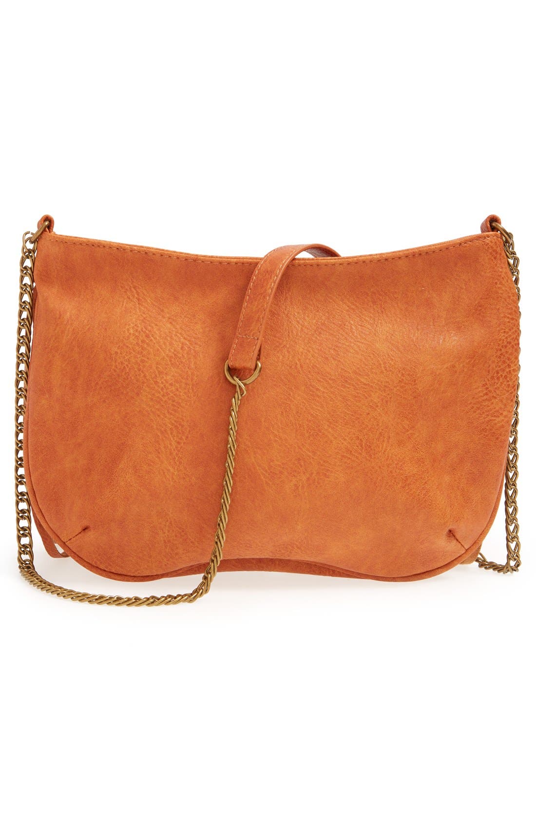 Braided Fringe Crossbody Bag, Alternate, color, COGNAC