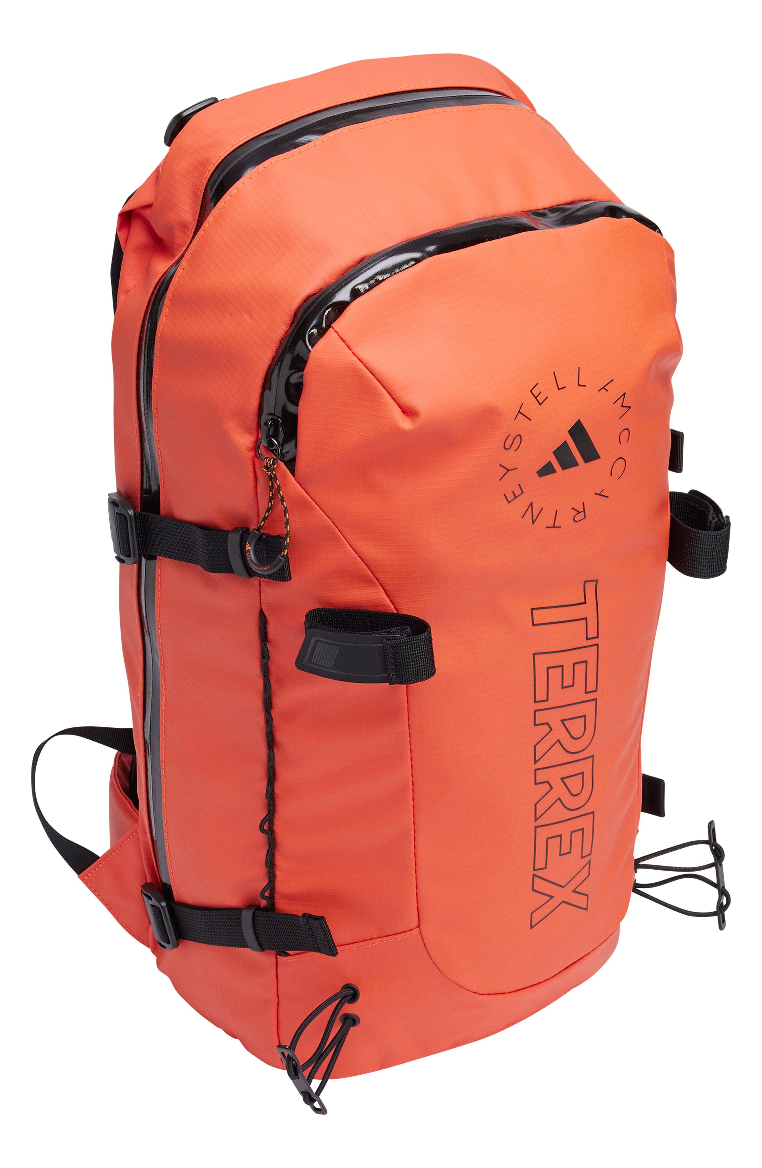 adidas by Stella McCartney Terrex Backpack, Alternate, color, Semi Impact Orange