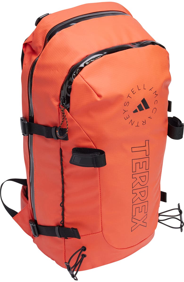 adidas by Stella McCartney Terrex Backpack, Alternate, color, Semi Impact Orange