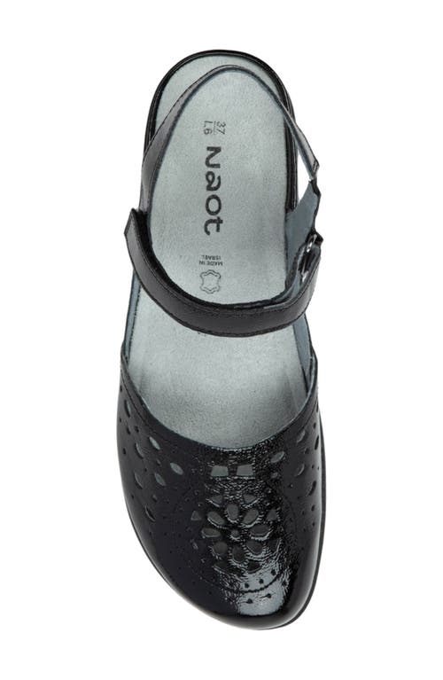 Naot 'arataki' Mary Jane In Black Crinkle