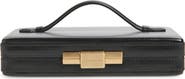 Victoria Beckham Leather Top Handle Box Clutch