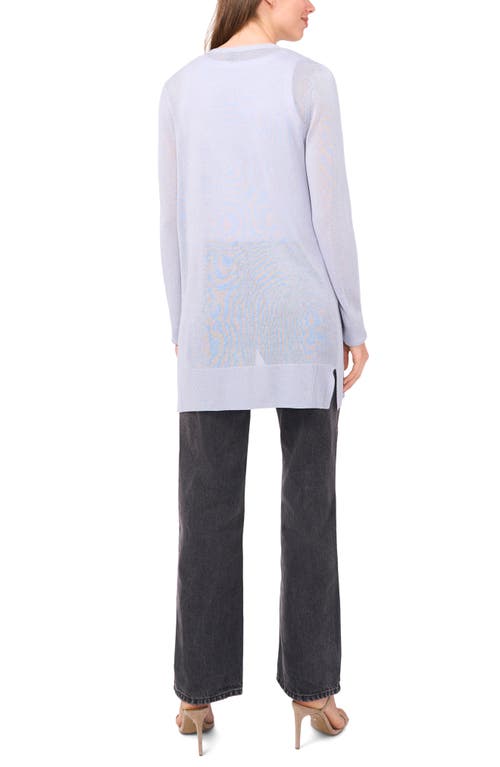 Halogenr Halogen(r) Side Slit Cardigan In Blue Fog