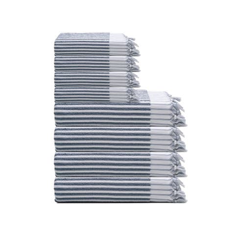 Stripes Turkish Cotton Terry Towel Bundle