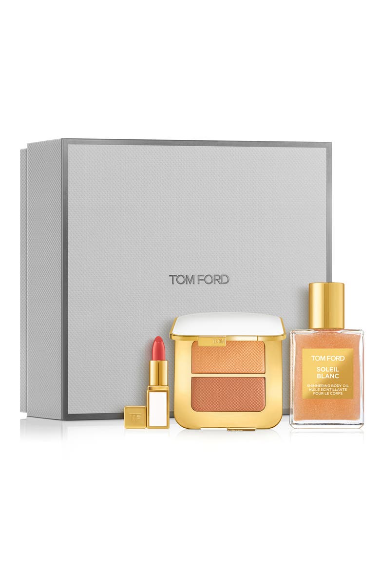 Soleil Blanc Shimmering Body Oil Set-$148 Value, Main, color, NO COLOR