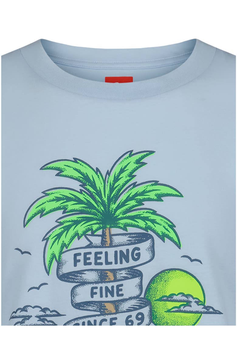 Quiksilver Kids' Skeleton Chillin Graphic T-Shirt, Alternate, color, Omphalodes