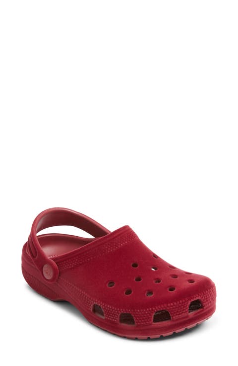 Kids' Classic Velvet Clog (Walker, Toddler, Little Kid & Big Kid)