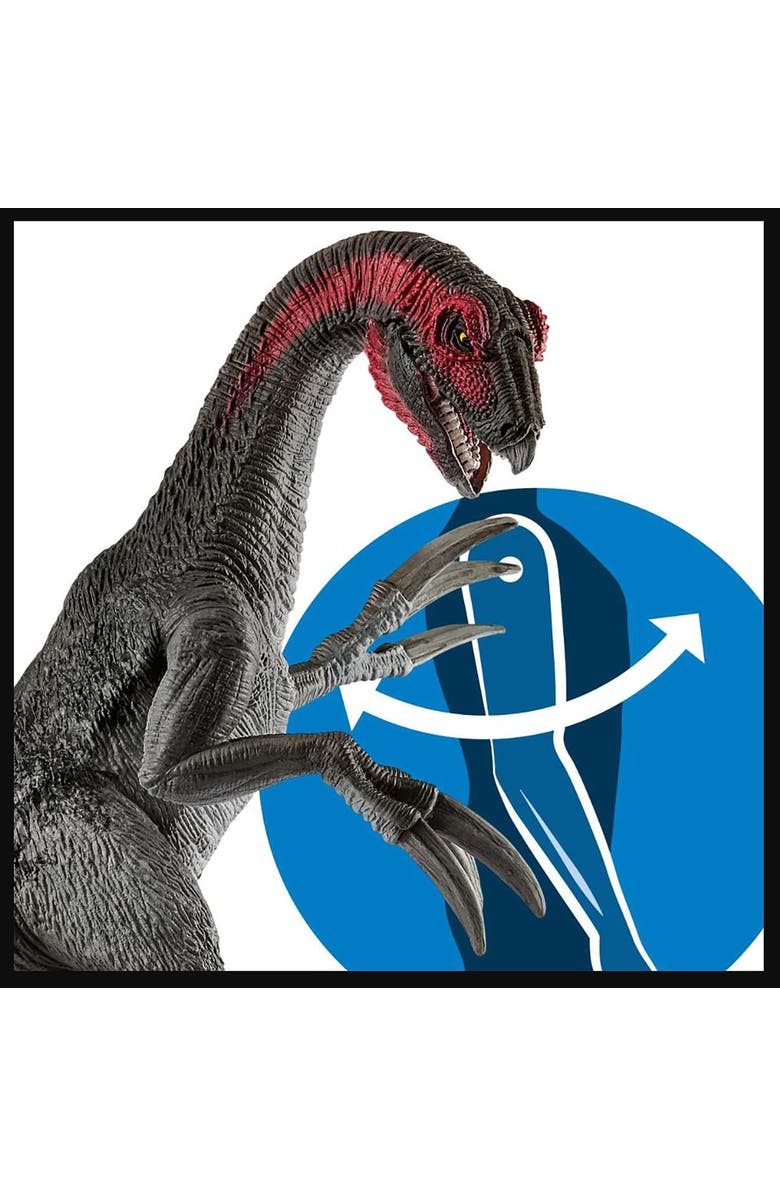 Schleich 7.7" Therizinosaurus Dinosaur Action Figure, Alternate, color, Multicolored