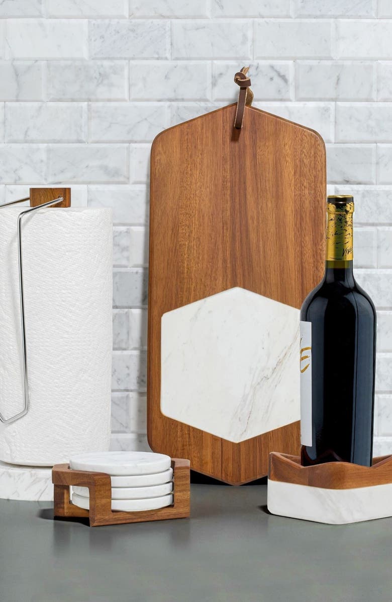 Nambé Chevron Cutting Board, Alternate, color, 