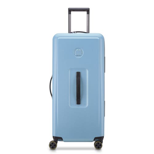 Delsey Paris Turenne 2.0 Large Checked Trunk Spinner Luggage In Gray