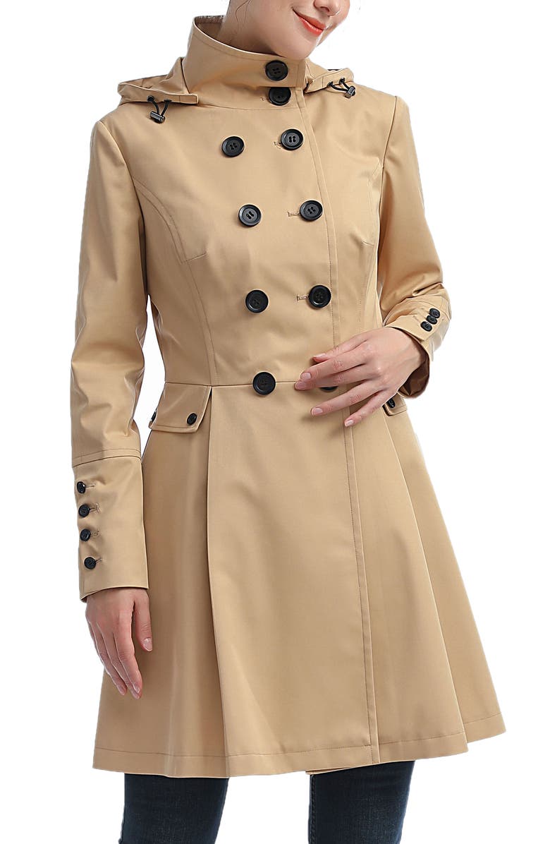 Kimi & Kai Women's Adele Hooded Trench Coat, Alternate, color, Tan