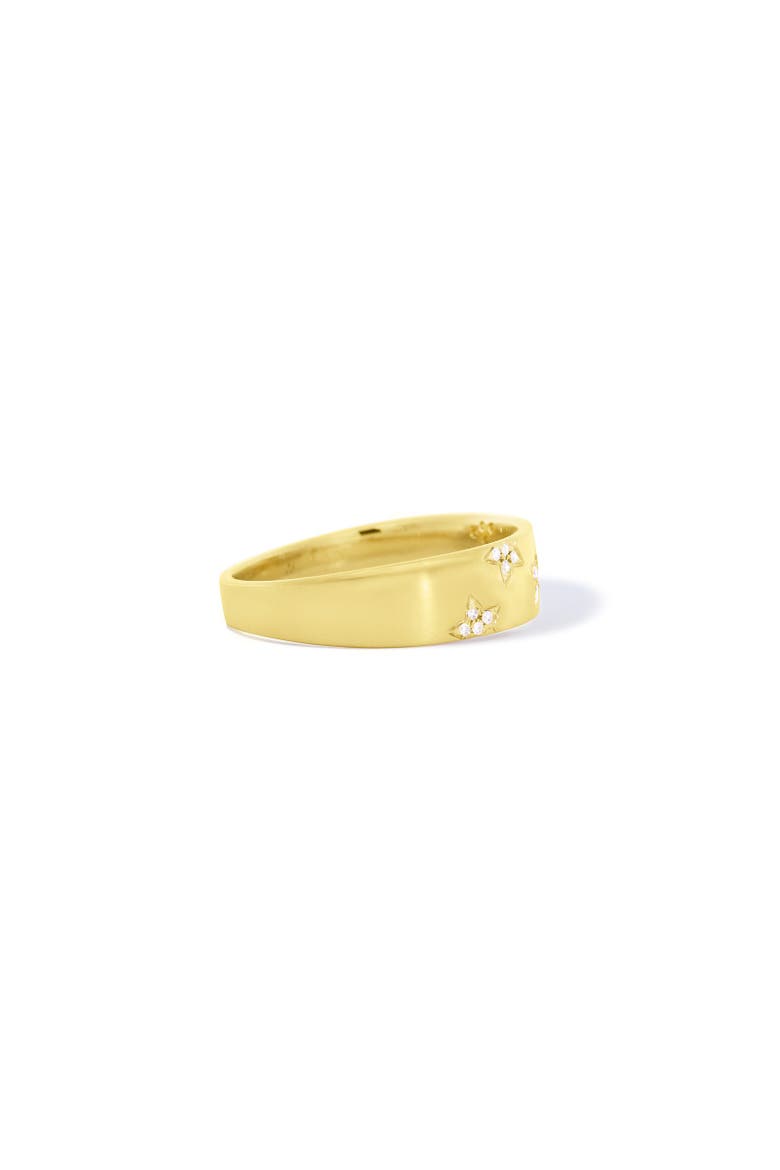 Diamond Starry Night Band, Alternate, color, Yellow Gold