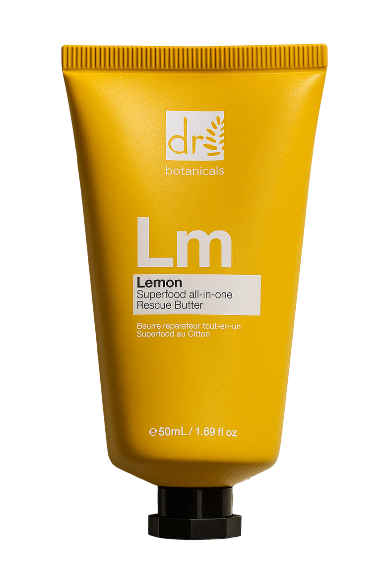 Lemon Superfood All-In-One Rescue Butter 50ml for Anti-Aging, Brightening, Main, color, White