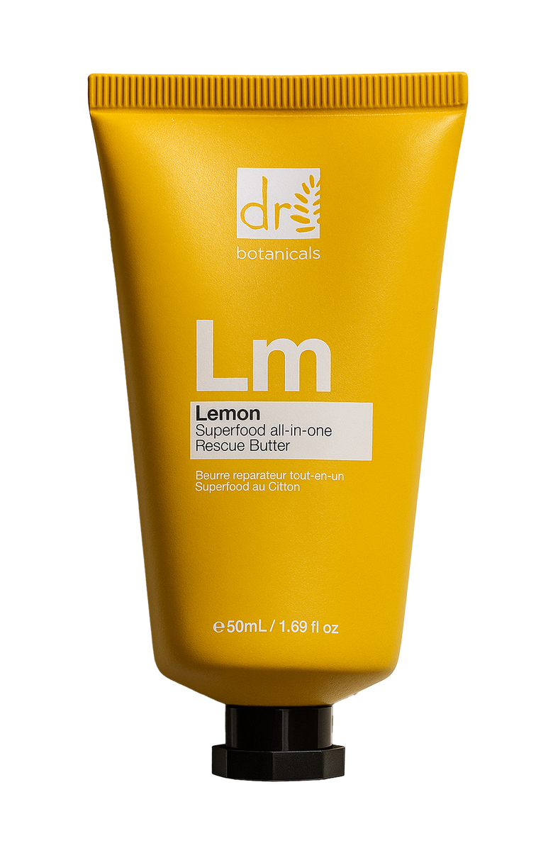 DR BOTANICALS Lemon Superfood All-In-One Rescue Butter 50ml, Main, color, White