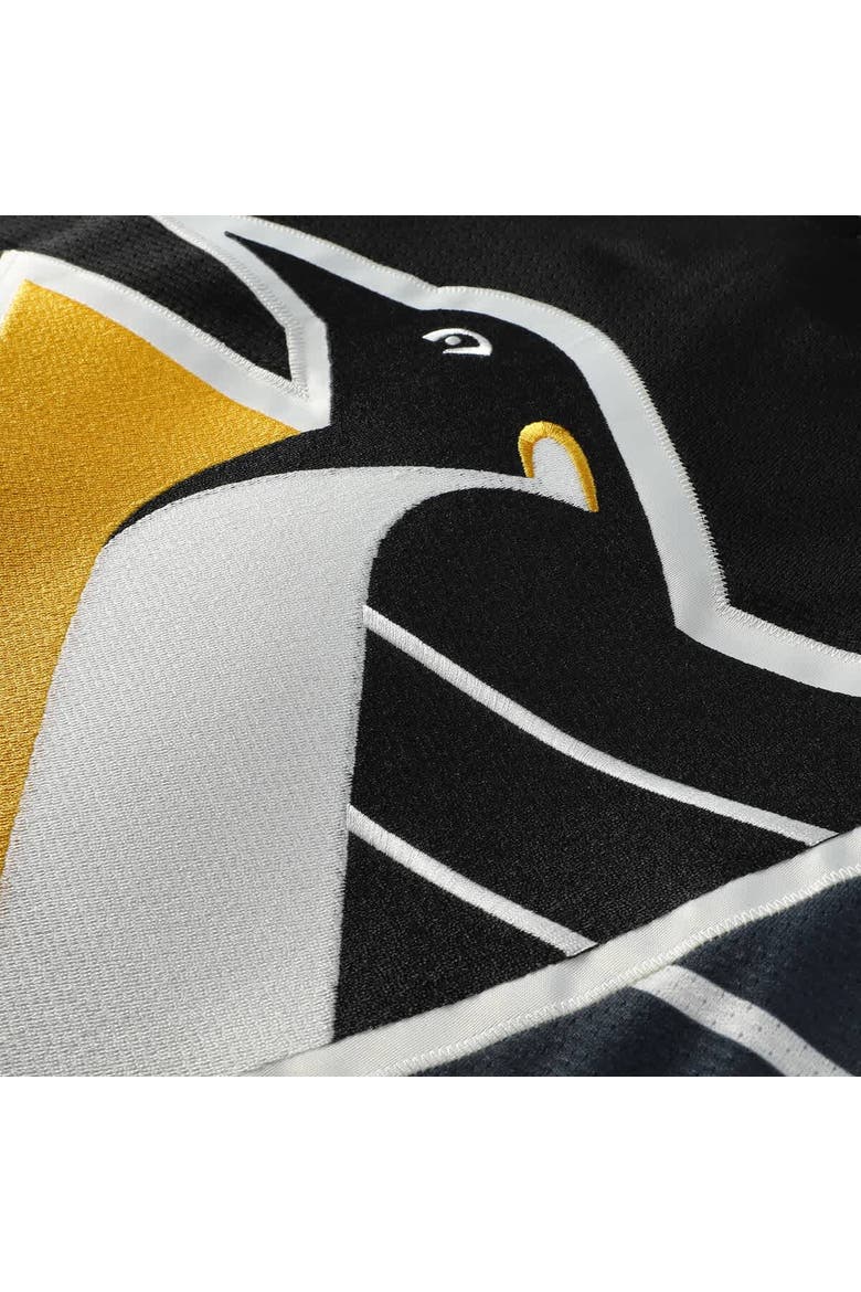 Men's Mitchell & Ness Mario Lemieux Black Pittsburgh Penguins 1996/97 Blue Line 2.0 Jersey, Alternate, color, Black