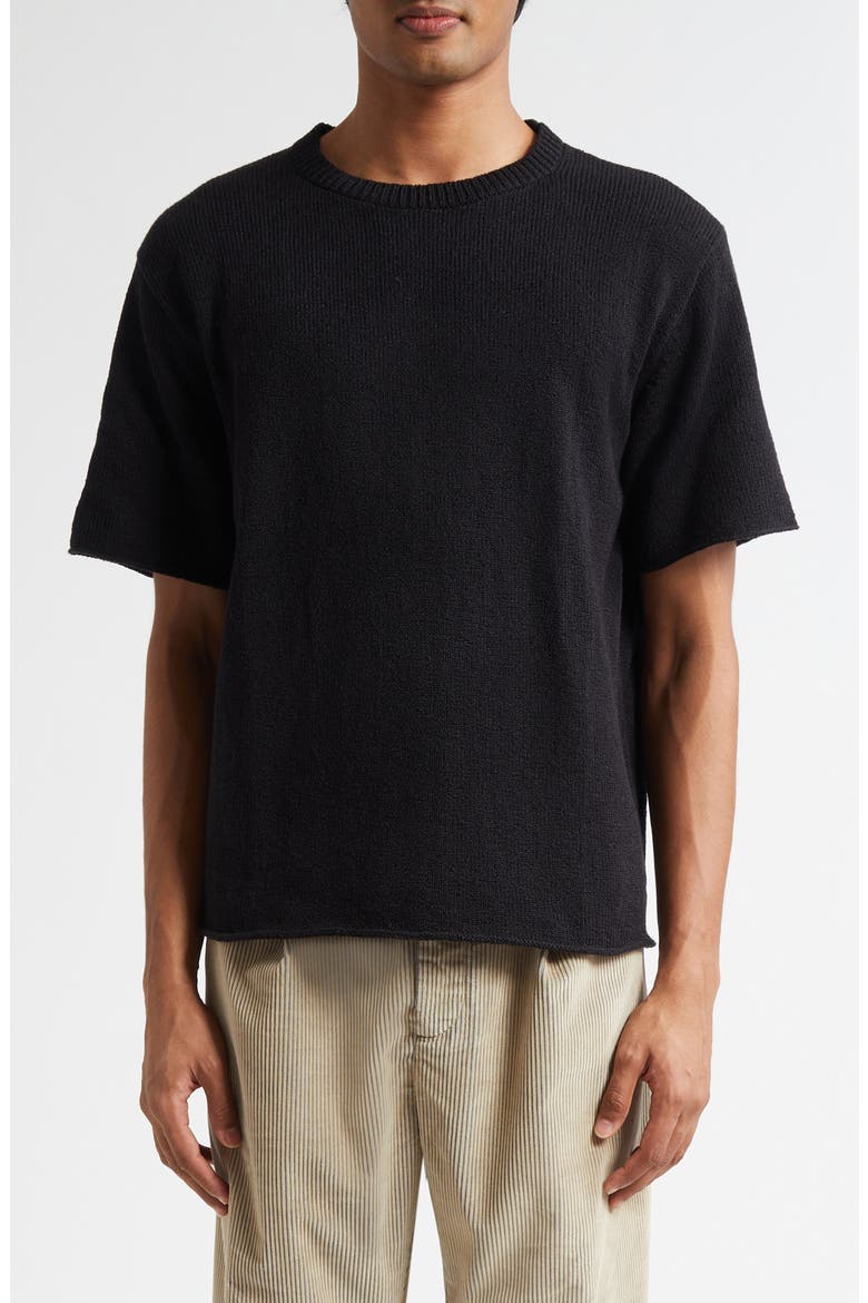 Nora Lite Short Sleeve T-Shirt, Main, color, BLACK