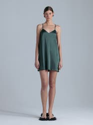 Alas Patricia Silk Slip Mini Dress