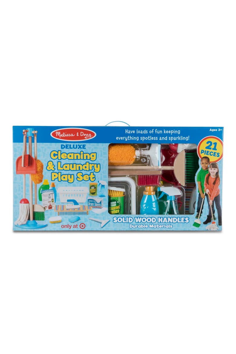 Deluxe Cleaning & Laundry Playset, Main, color, 000
