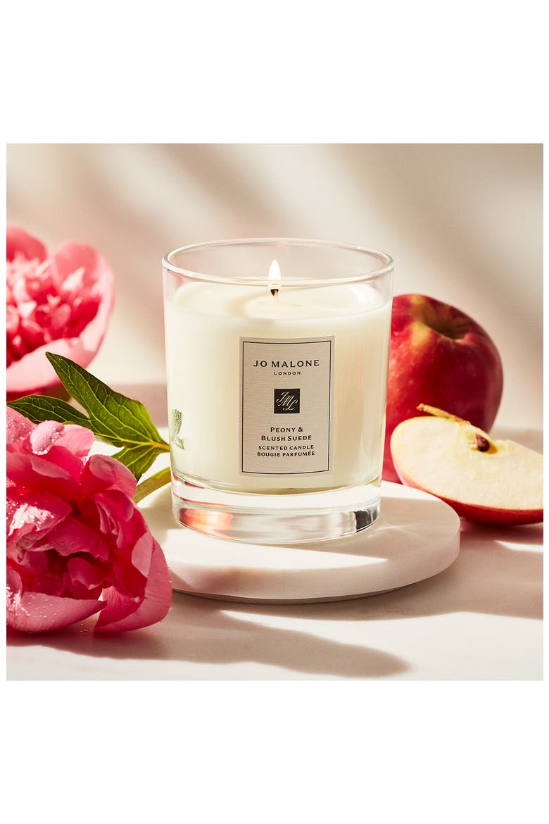 Peony & Blush Suede Scented Home Candle, Alternate, color, NO COLOR