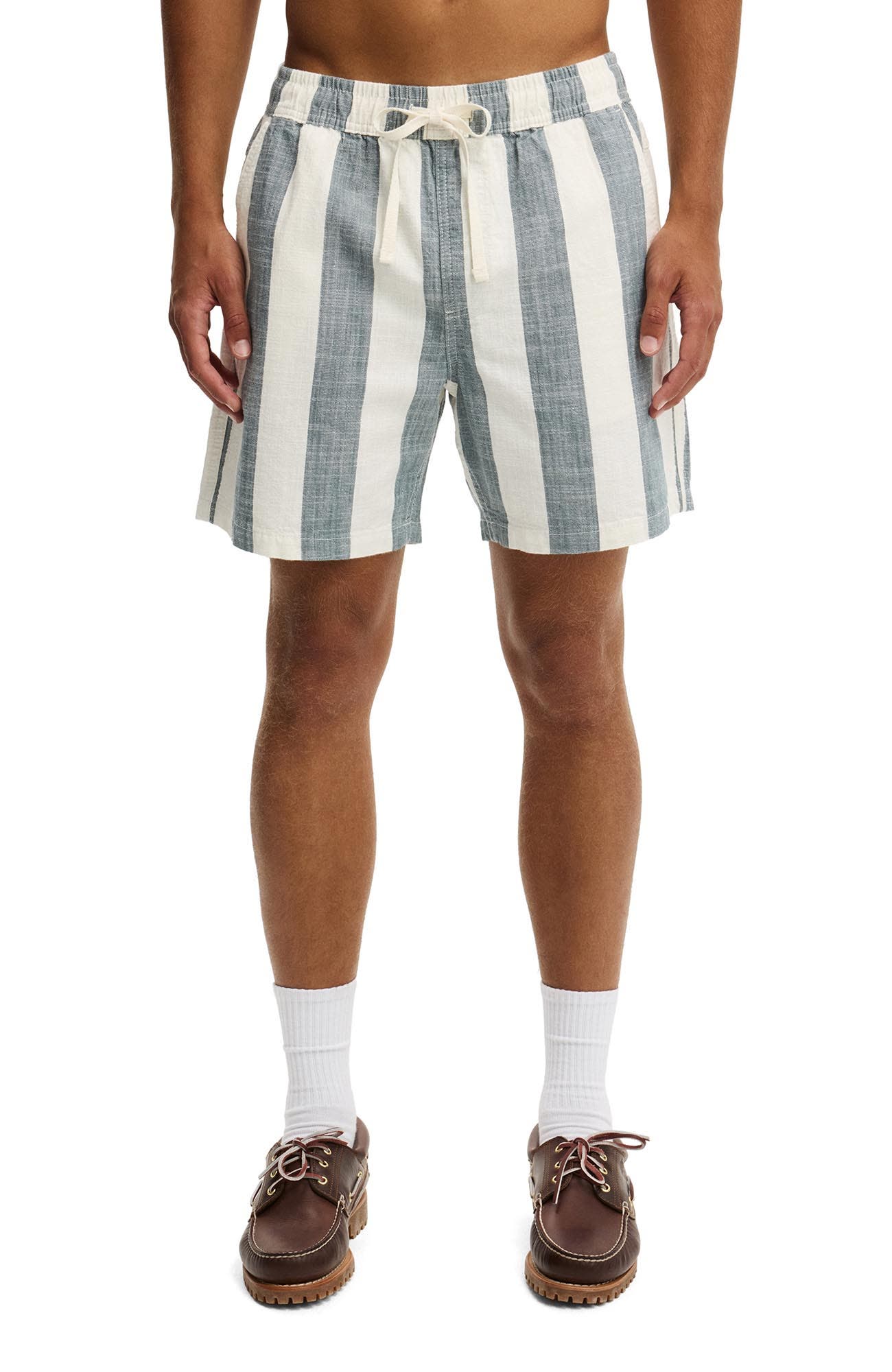 Blue 50 50 Stripe