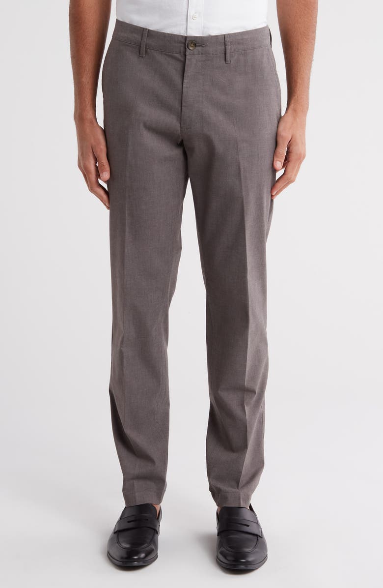 NORDSTROM RACK Slim Fit CoolMax<sup>®</sup> Flat Front Performance Chino Pants, Main, color,