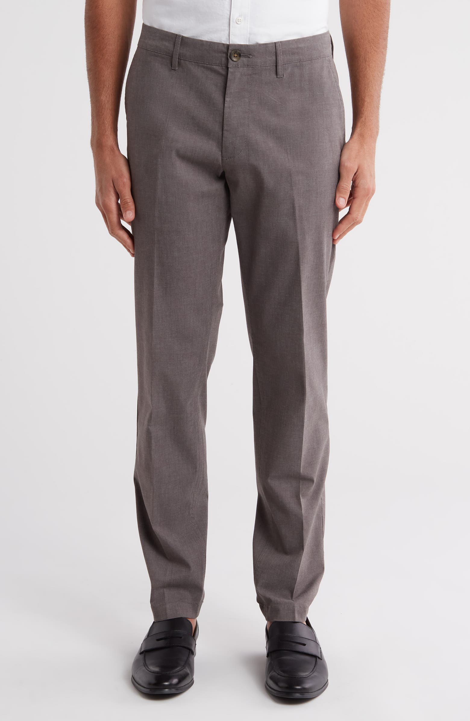 NORDSTROM RACK Slim Fit CoolMax® Flat Front Performance Chino Pants ...