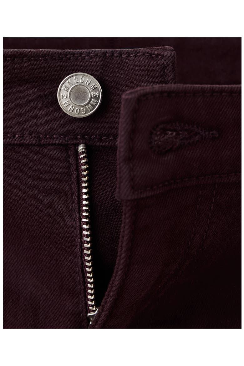 Sienna Crop Flare Jeans, Alternate, color, WINE