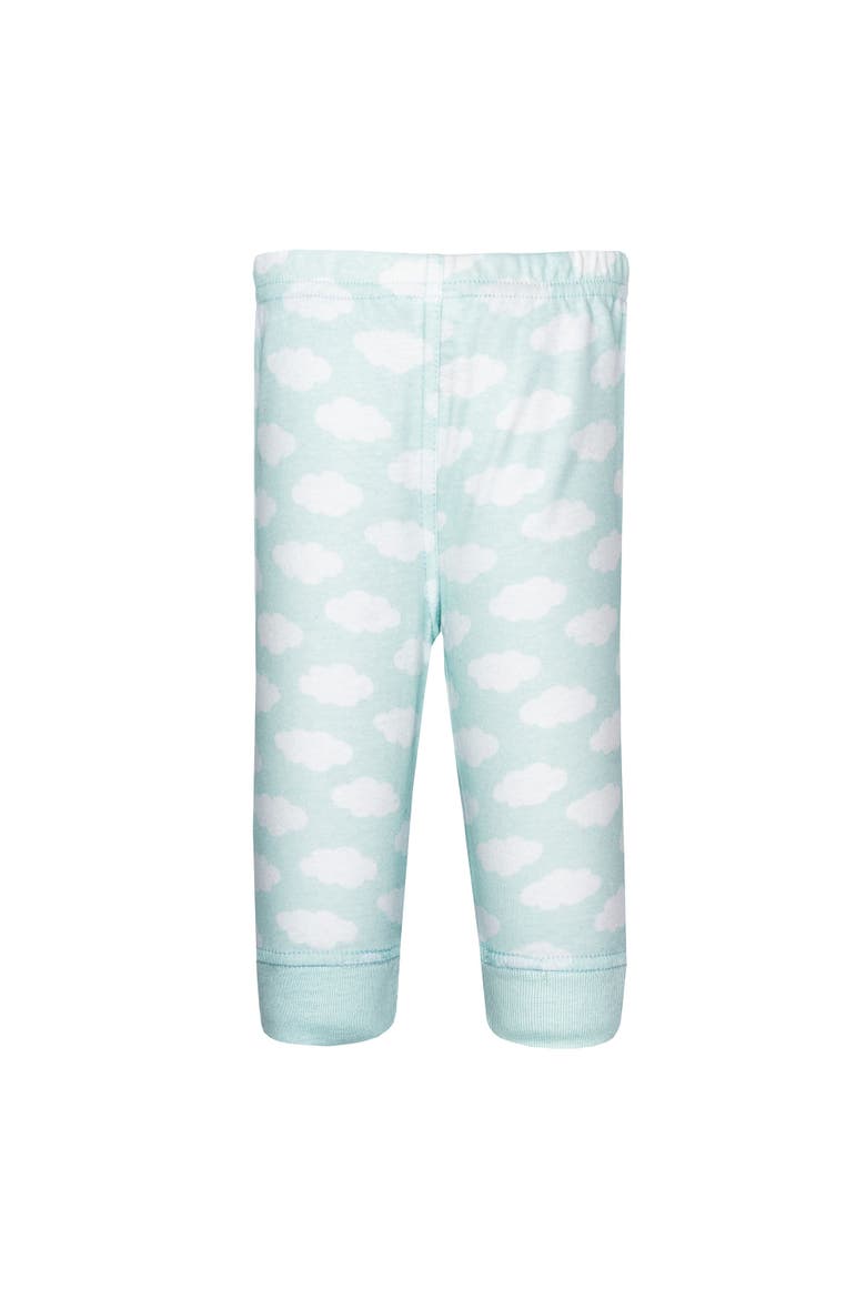 Casual Cotton Pants & Leggings, Alternate, color, Gray Mint Elephant