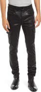Monfrère Preston Skinny Coated Denim Cargo Pants