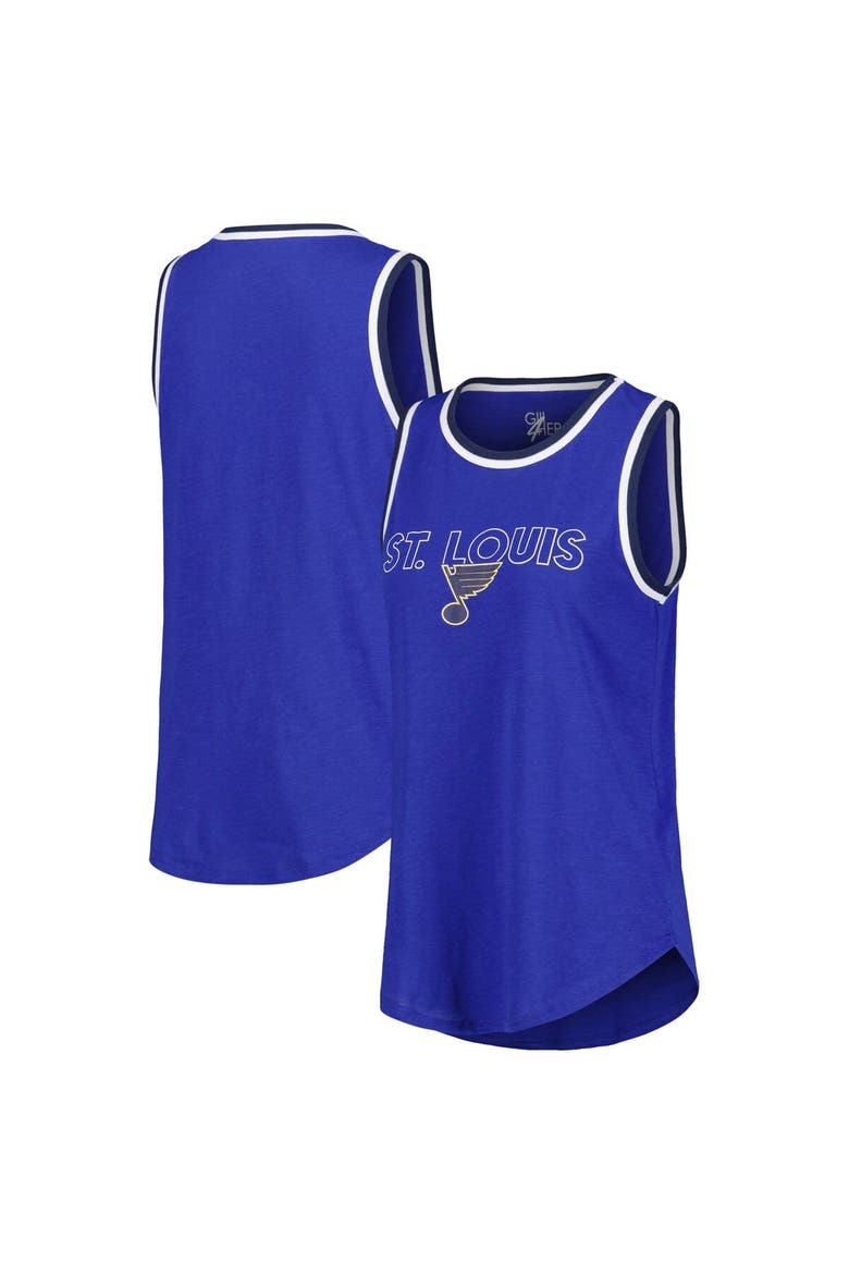 Women's G-III 4Her by Carl Banks Blue St. Louis Blues Strategy Tank Top, Main, color, Blue