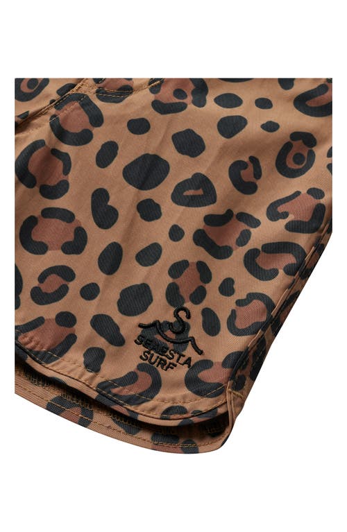 Seaesta Surf Kids' Calico Crab Retro Style Board Shorts